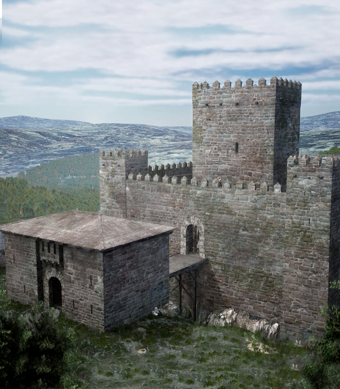 sanguesa-castillo-3d