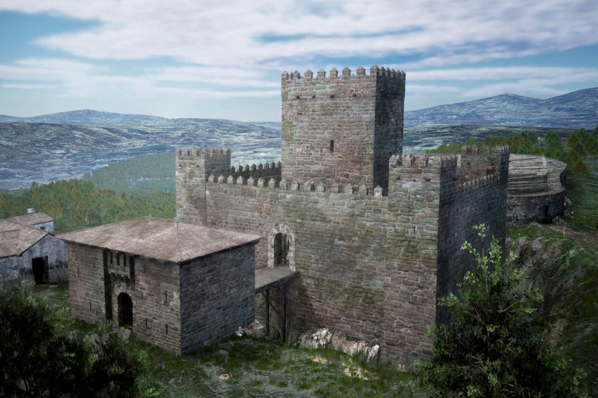 El Castillo de Sangüesa y su Recreación Virtual